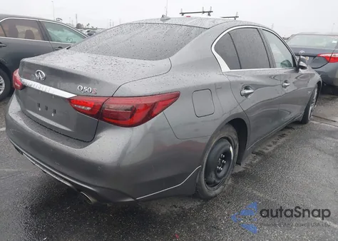 2020 Infiniti Q50 Red Sport 400 z USA, uszkodzony, nr VIN JN1FV7AP1LM630061